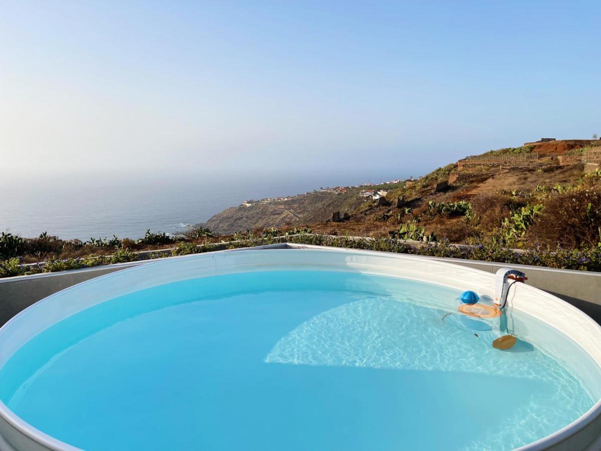 Casa Con Piscina Y Jardin Con Vistas Al Mar Villa Puerto de la Madera Luaran gambar